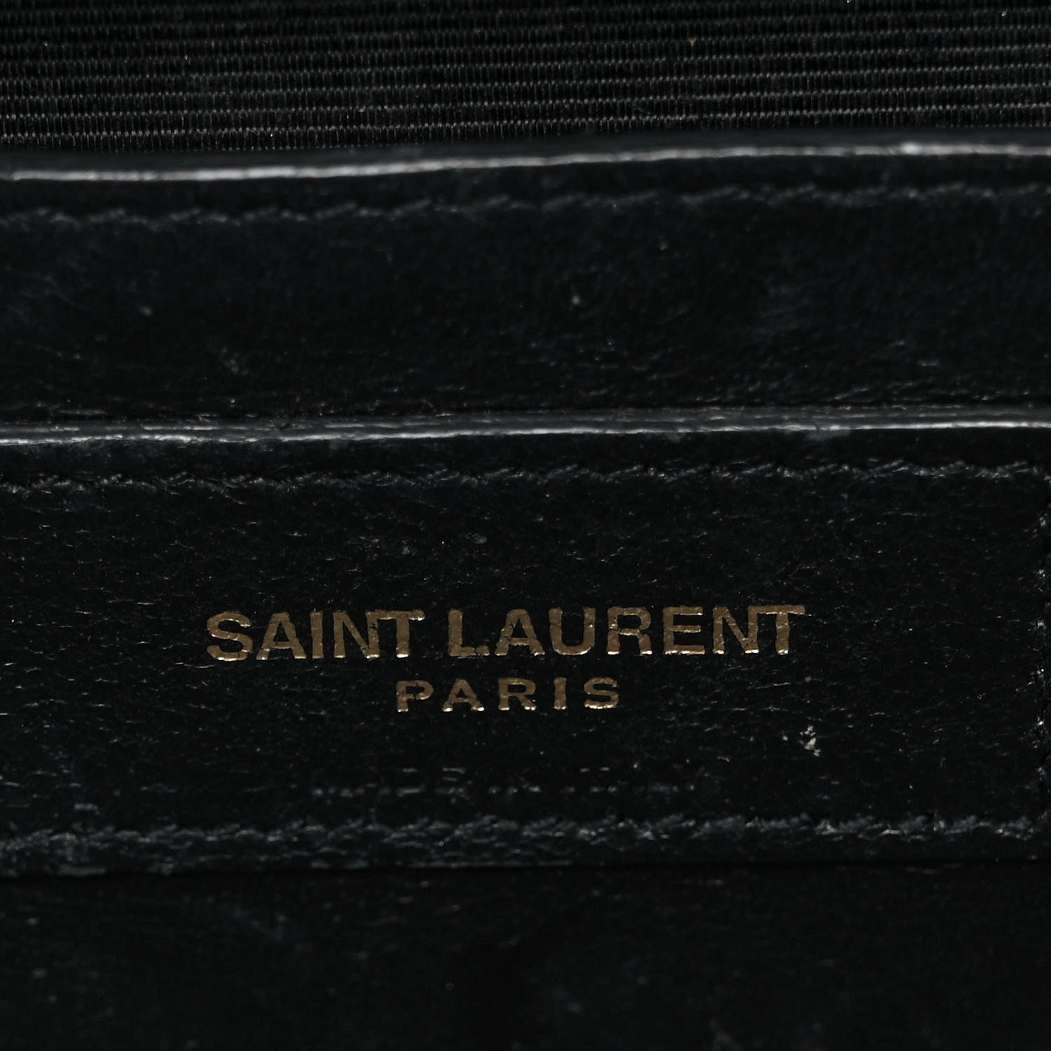 Saint Laurent Grain De Poudre Textured Mixed Matelasse Triquilt Medium Monogram Satchel Black 6 of 10