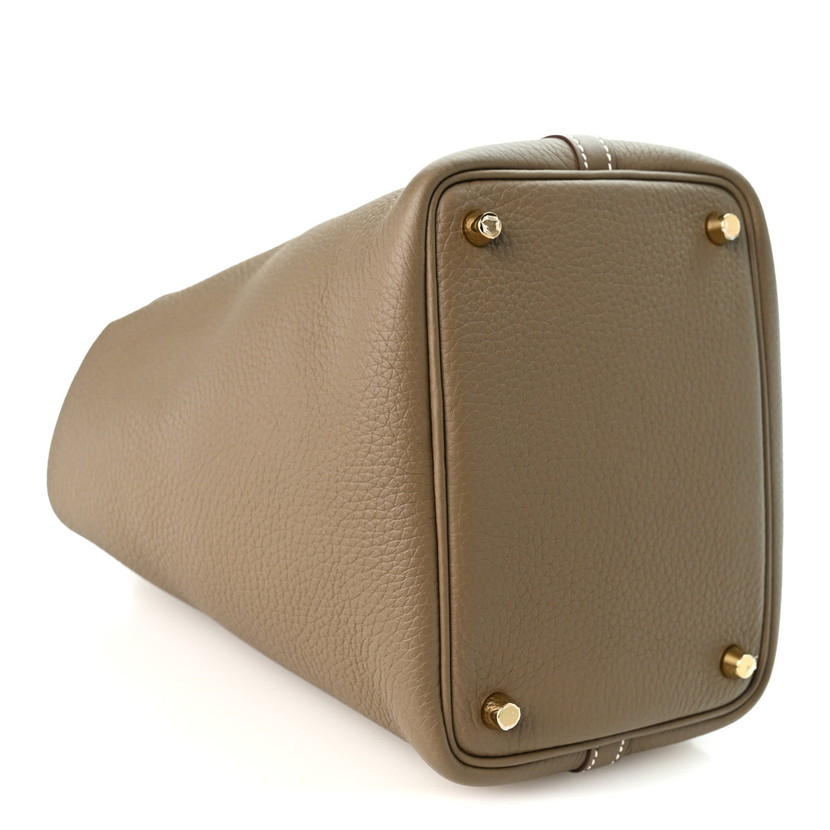 Hermes Taurillon Clemence Picotin Lock 18 PM Etoupe 3 of 9