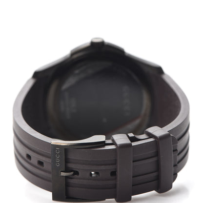 Gucci PVD Stainless Steel Rubber 44mm G-Timeless Quartz Watch Black 3 of 5