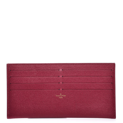 Louis Vuitton Calfskin Felicie Chain Wallet Card Holder Insert 1 of 6