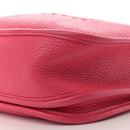 Hermes Taurillon Clemence EVELYNE III PM Rose Extreme 10 of 14