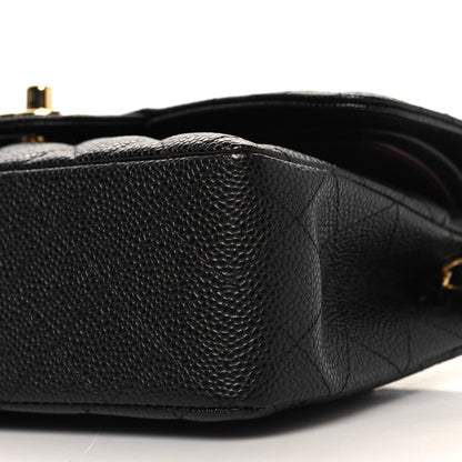 Chanel Caviar Quilted Small Double Flap Black 9 of 10