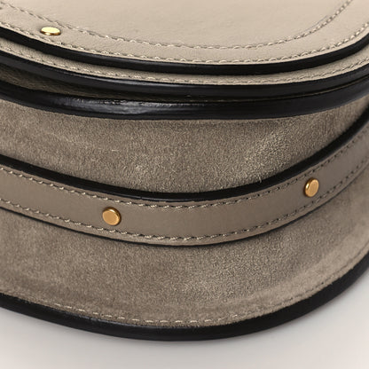 Chloe Calfskin Suede Small Nile Bracelet Bag Motty Grey 9 of 9