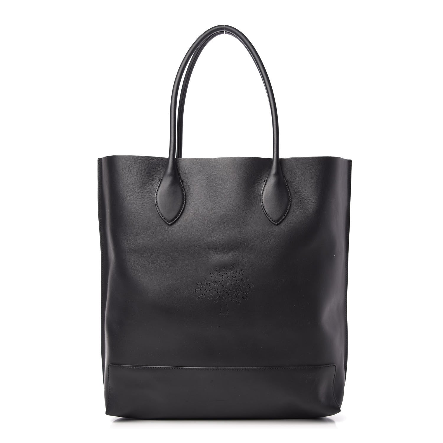 Mulberry Nappa Perforated Blossom Tote Black 1 of 10