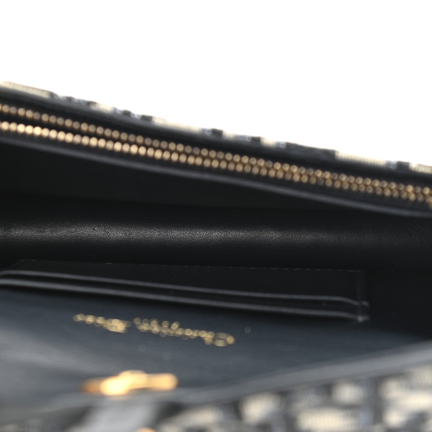 Christian Dior Oblique Saddle Belt Bag Blue 4 of 9
