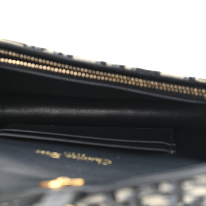 Christian Dior Oblique Saddle Belt Bag Blue 4 of 9