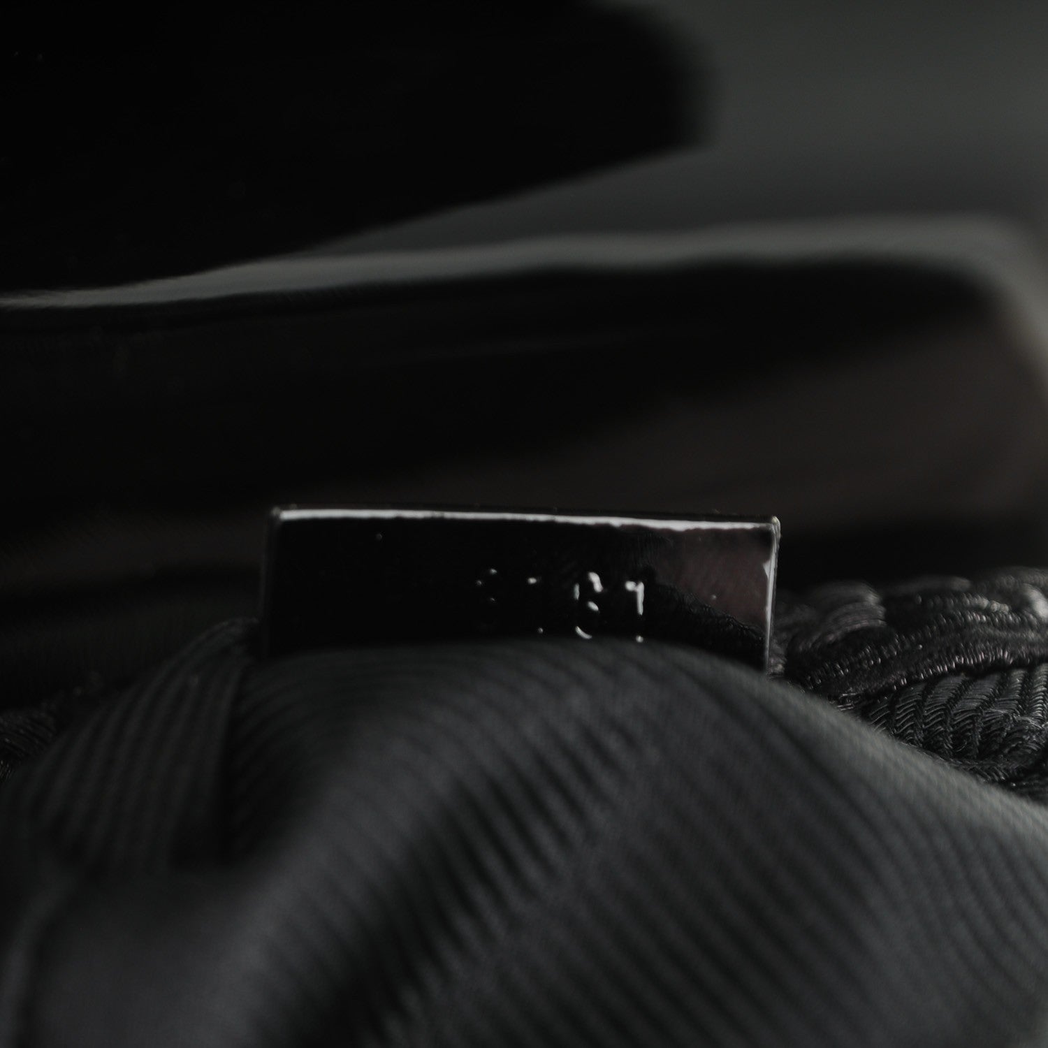 Louis Vuitton Satin Dentelle Pochette Black 7 of 7