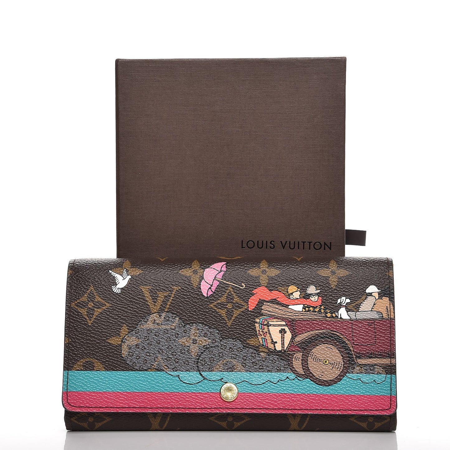Monogram 2015 Christmas Animation Sarah Wallet Hibiscus