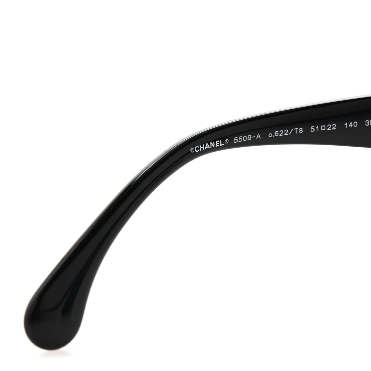 Acetate Square Sunglasses 5509-A Black