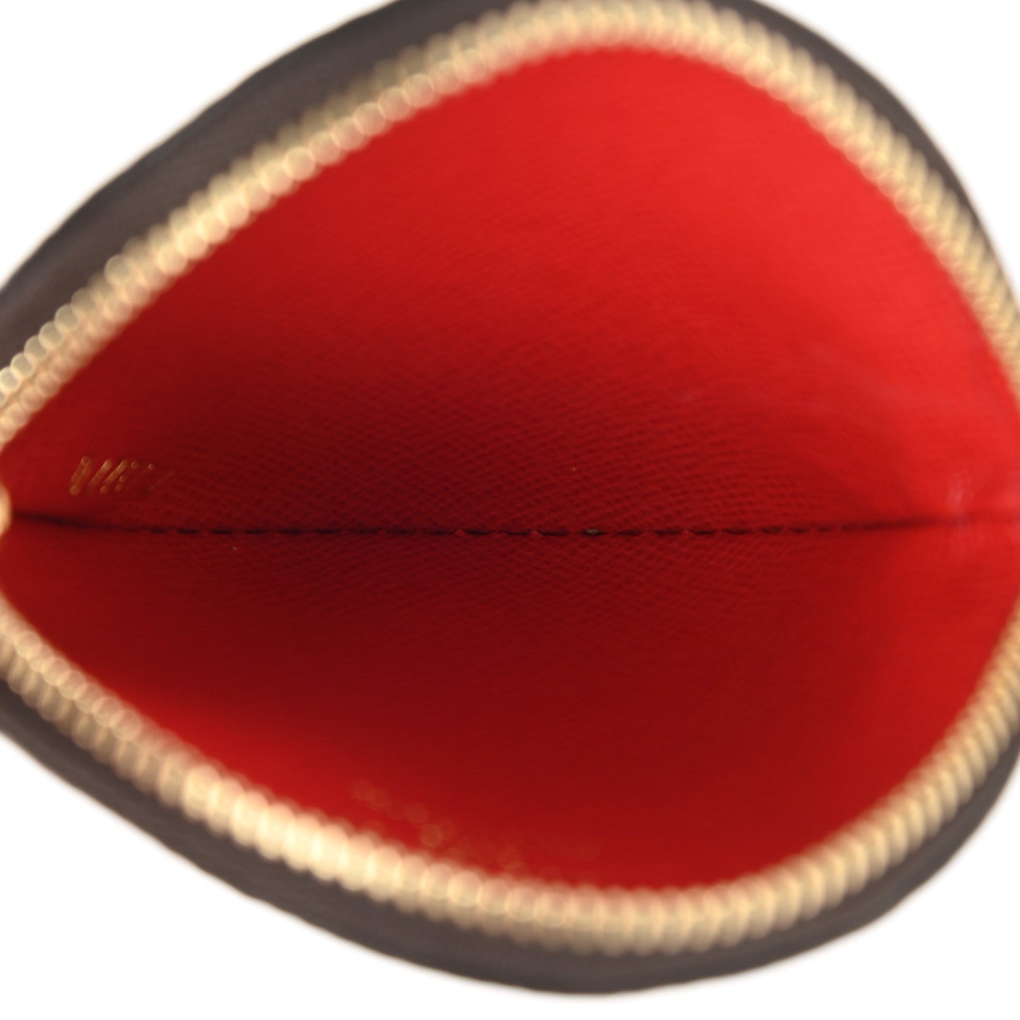Monogram 2020 Christmas Animation Bumper Cars Round Coin Purse Coquelicot