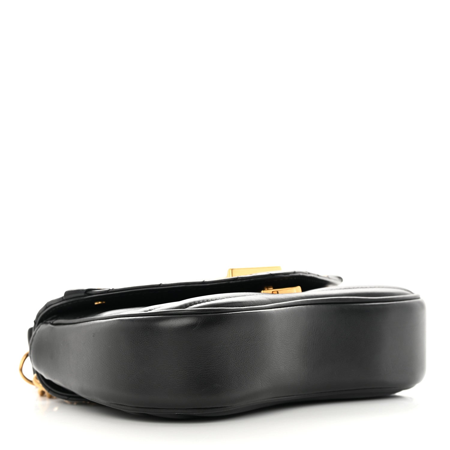 Louis Vuitton Calfskin New Wave Chain MM Black 4 of 14
