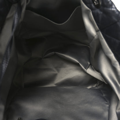 Chanel Lambskin Quilted Week End on Mars Tote Black 6 of 11