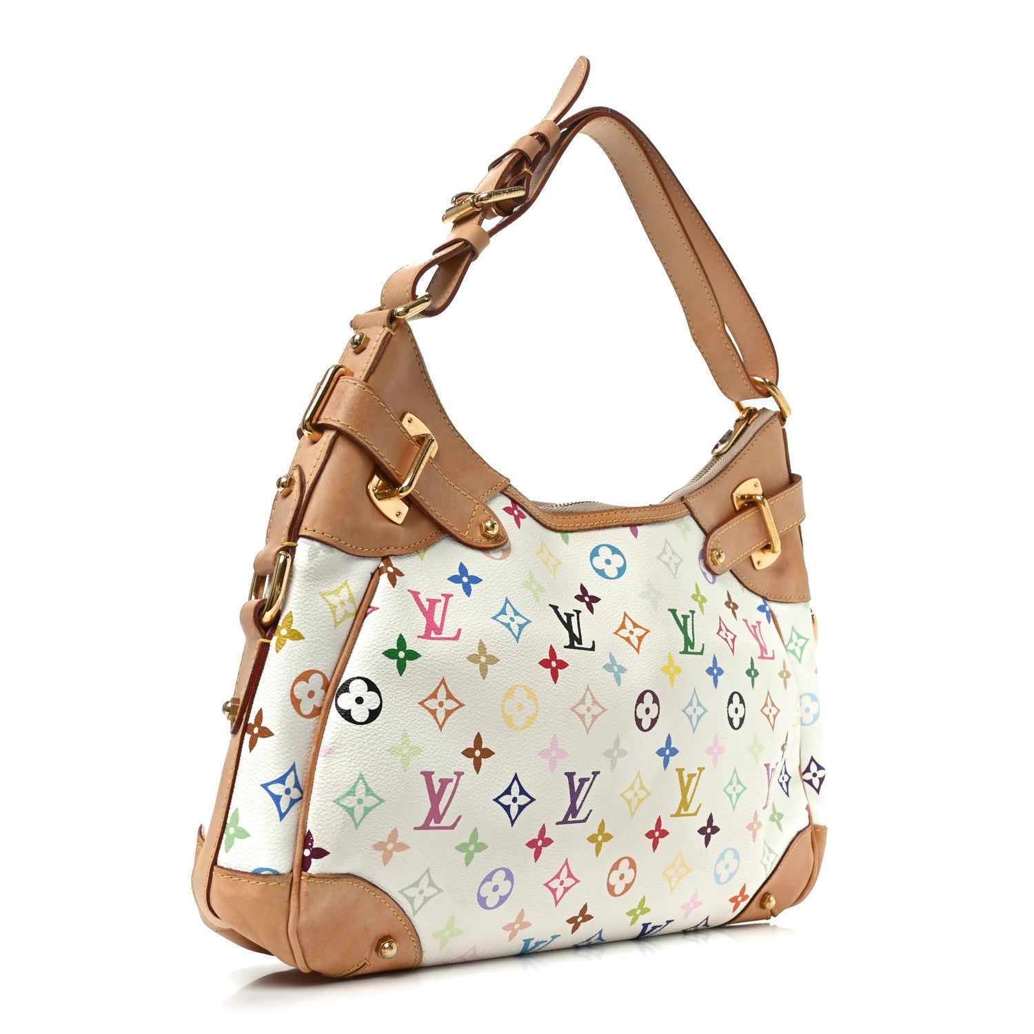 Louis Vuitton Monogram Multicolor Greta White 3 of 9