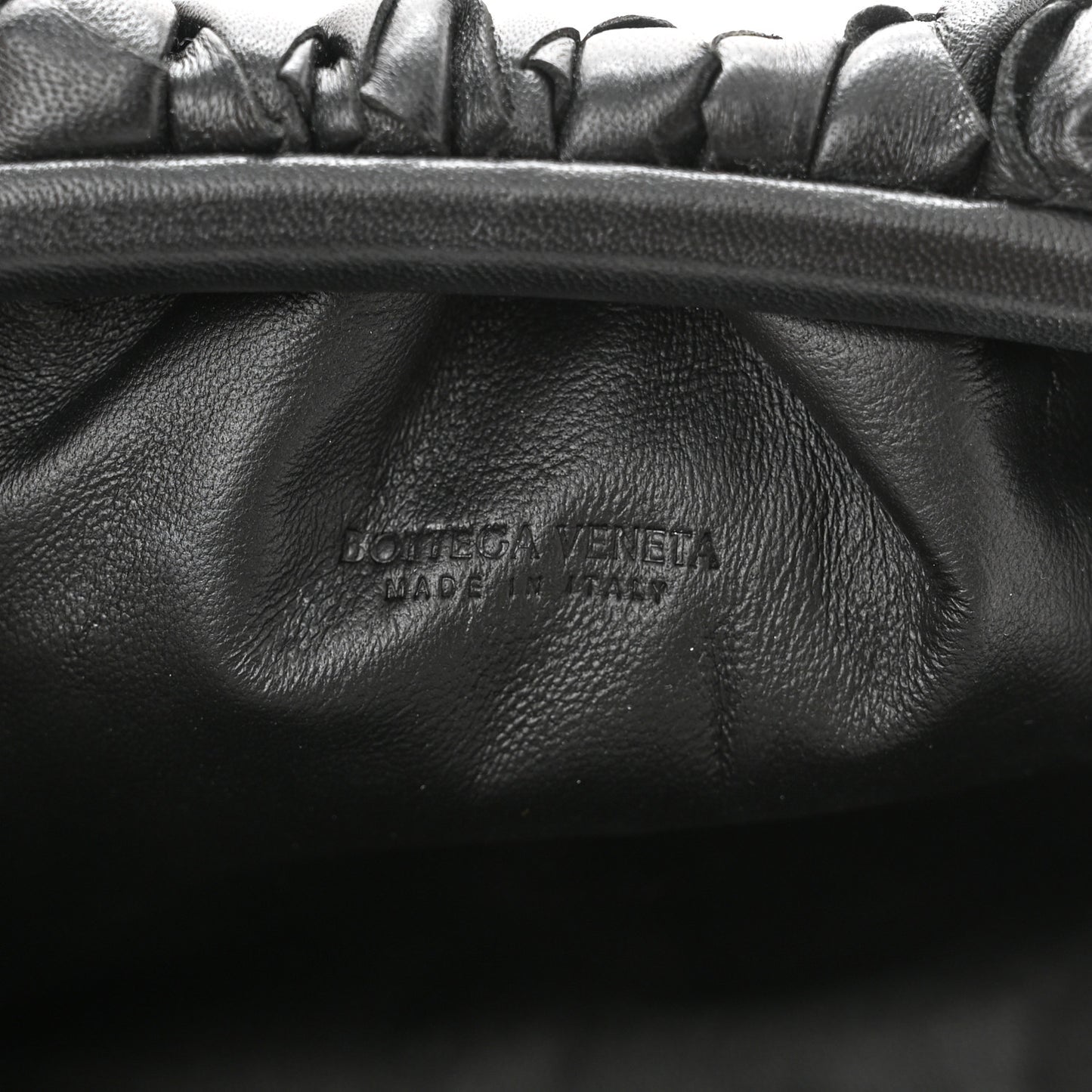 Nappa Intrecciato The Mini Pouch Black