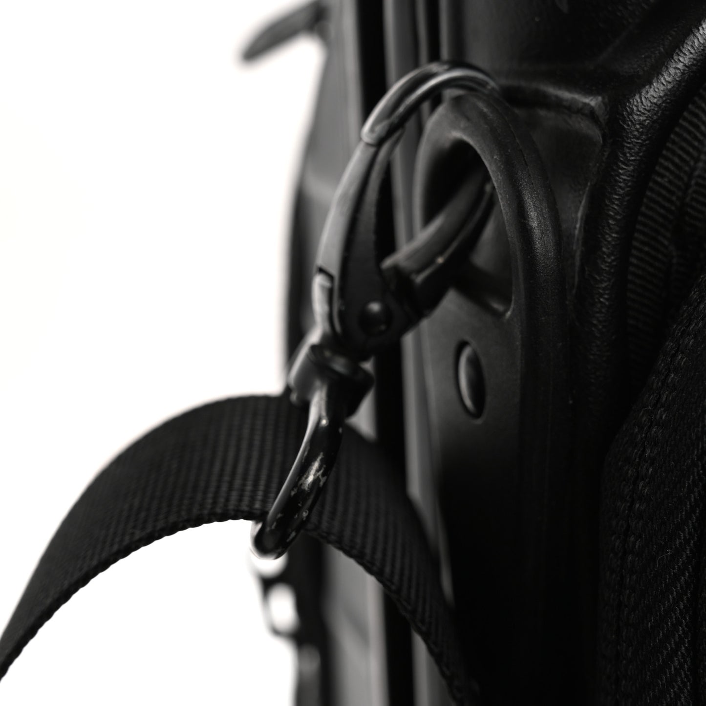 Matte Polycarbonate Canvas Bolero Notebook Bag Black