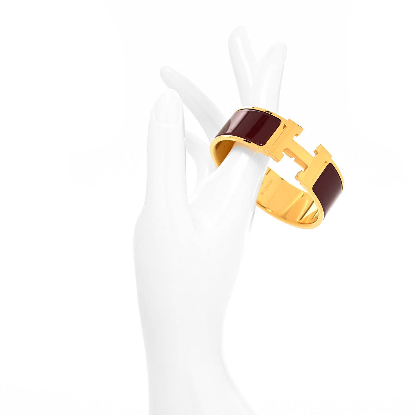 Enamel Wide Clic Clac H Bracelet PM Baroque