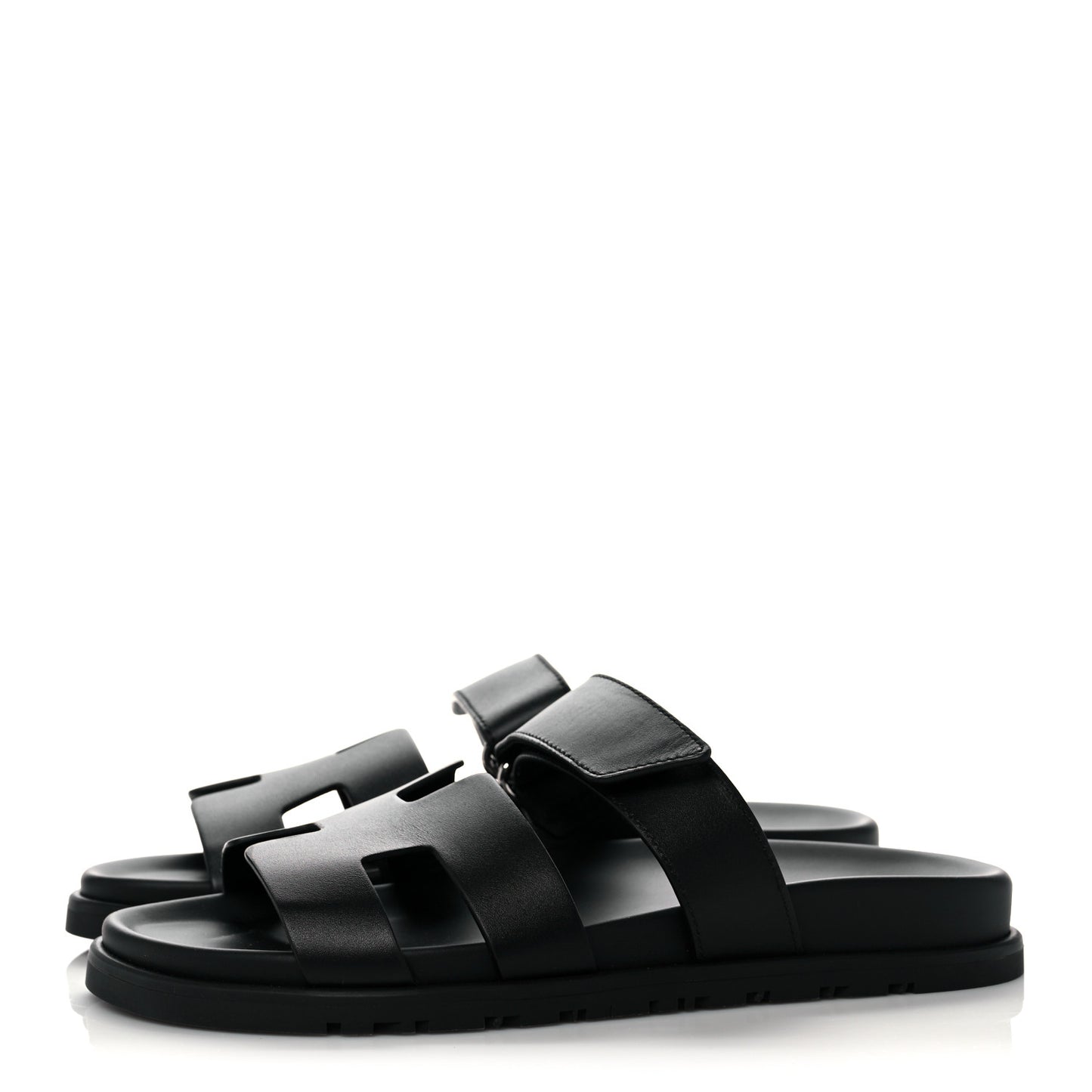 Calfskin Womens Chypre Sandals 38 Black