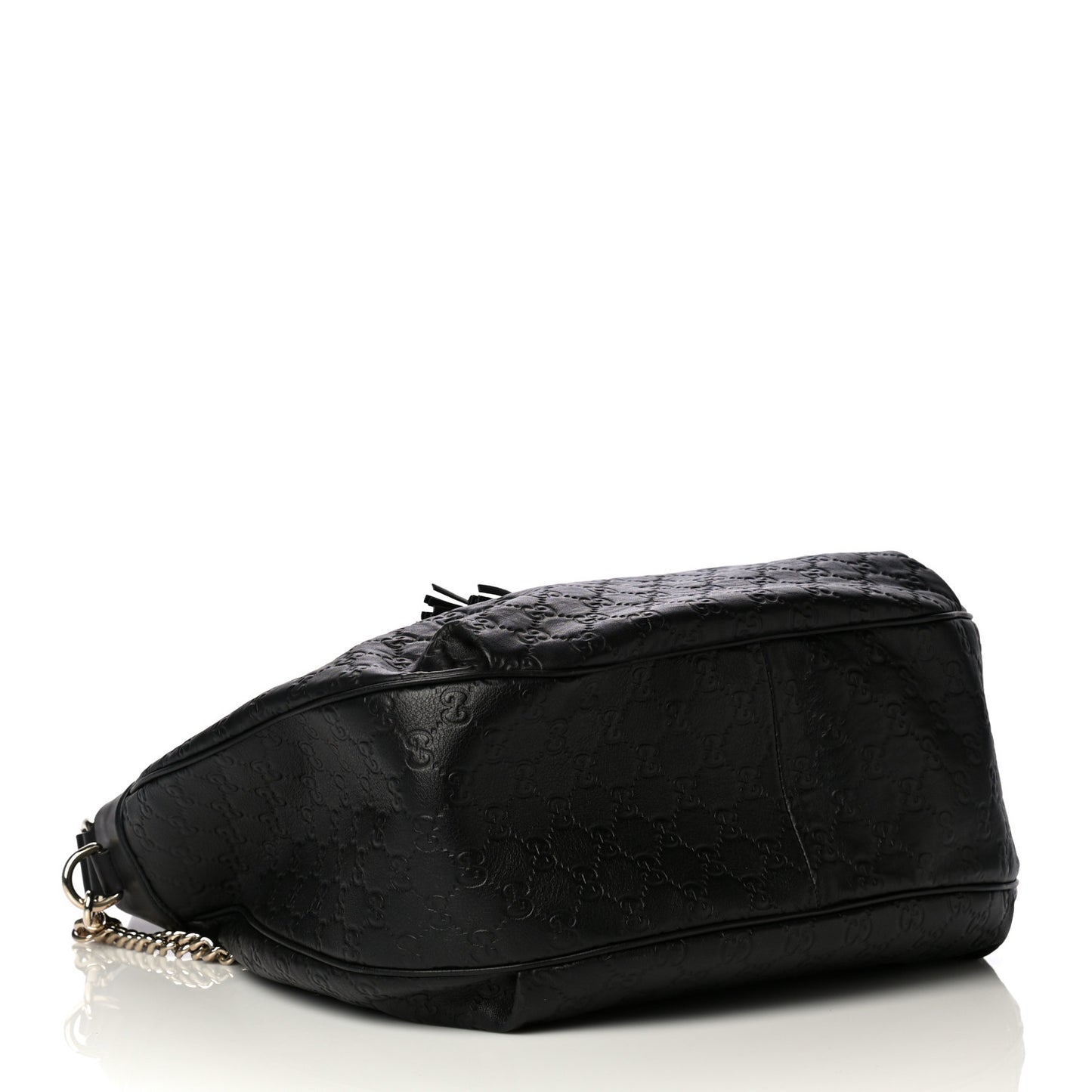 Guccissima Medium Emily Hobo Black