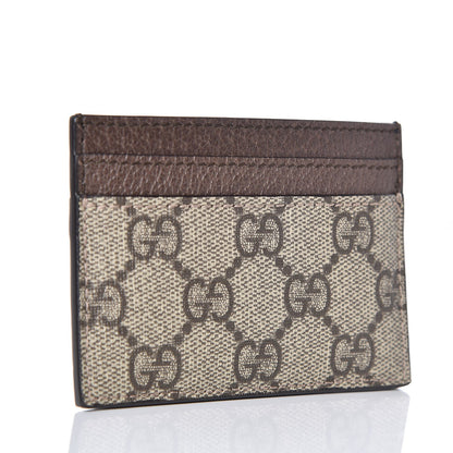 Gucci GG Supreme Monogram Ophidia Card Holder Brown 3 of 7