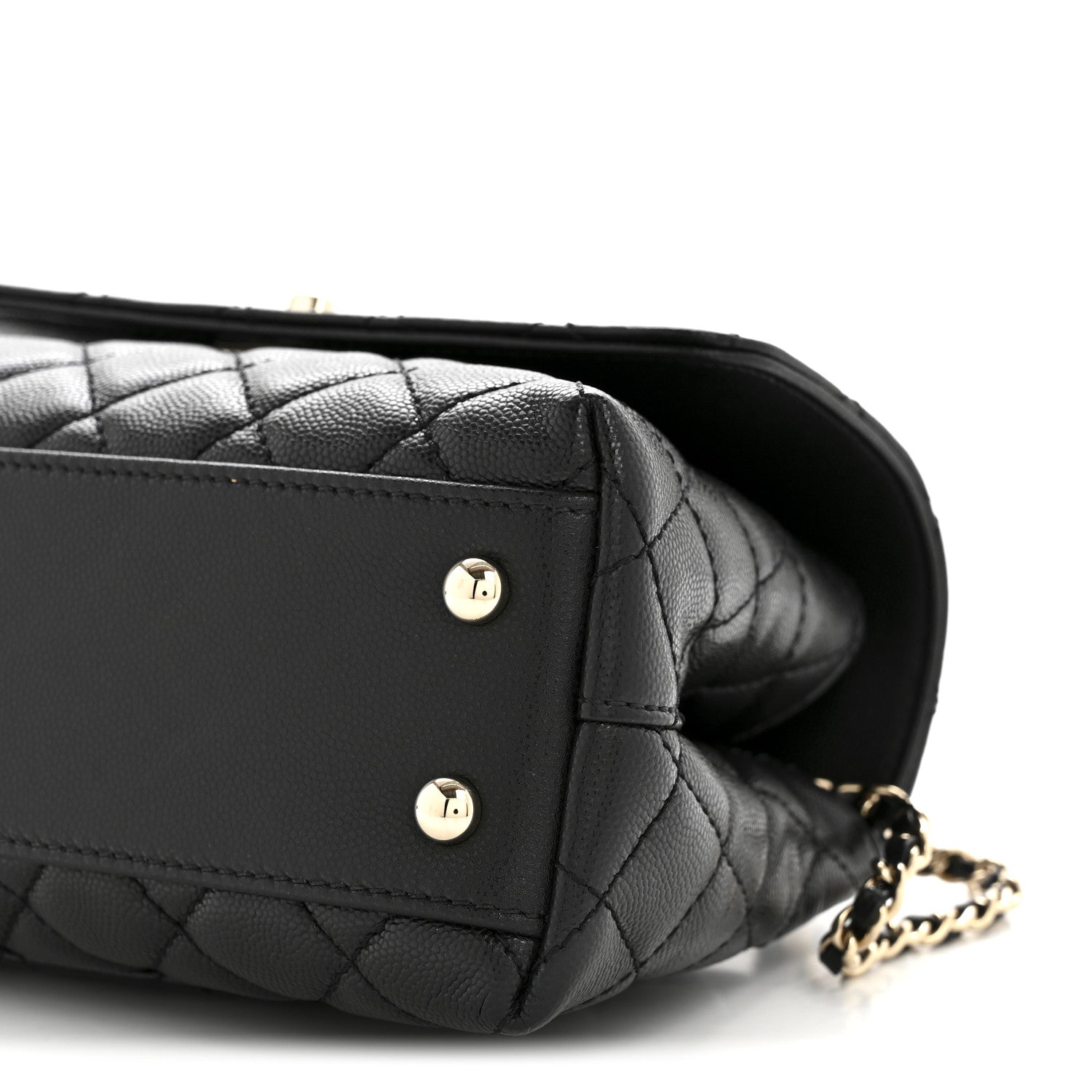 Chanel Caviar Quilted Mini Coco Handle Flap Black 10 of 10