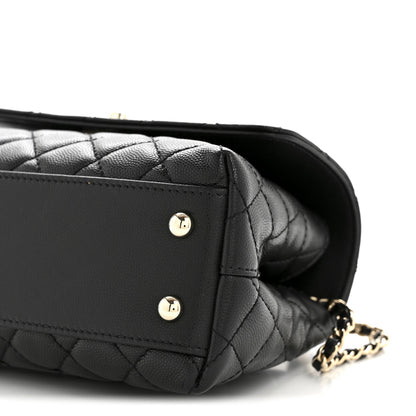 Chanel Caviar Quilted Mini Coco Handle Flap Black 10 of 10