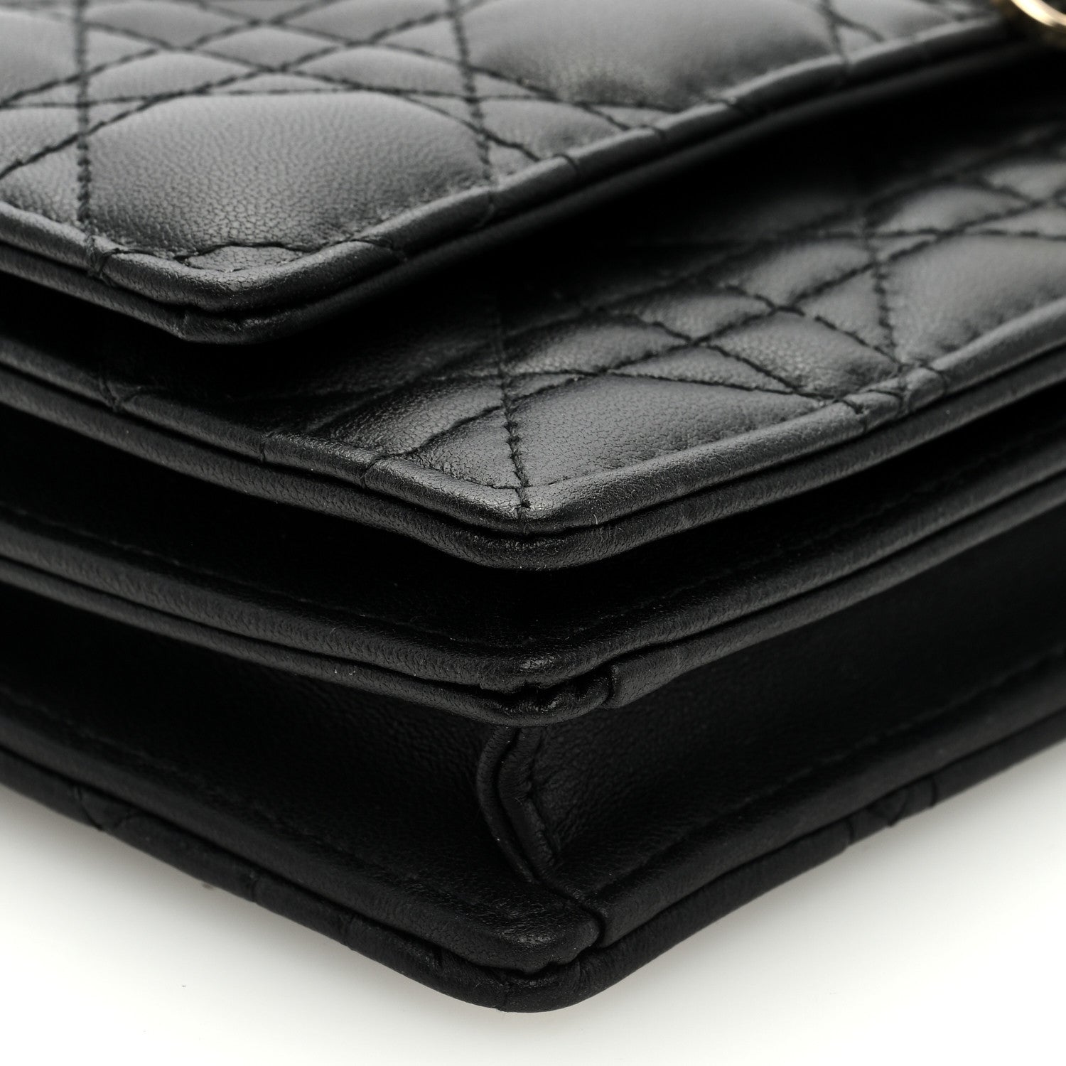 Christian Dior Lambskin Cannage Mini My Dior Bag Black 7 of 8