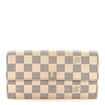 Louis Vuitton Damier Azur Sarah Wallet 1 of 6