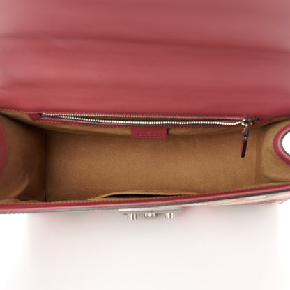 Gucci GG Supreme Monogram Blooms Medium Padlock Shoulder Bag Beige Multicolor Dry Rose 5 of 10