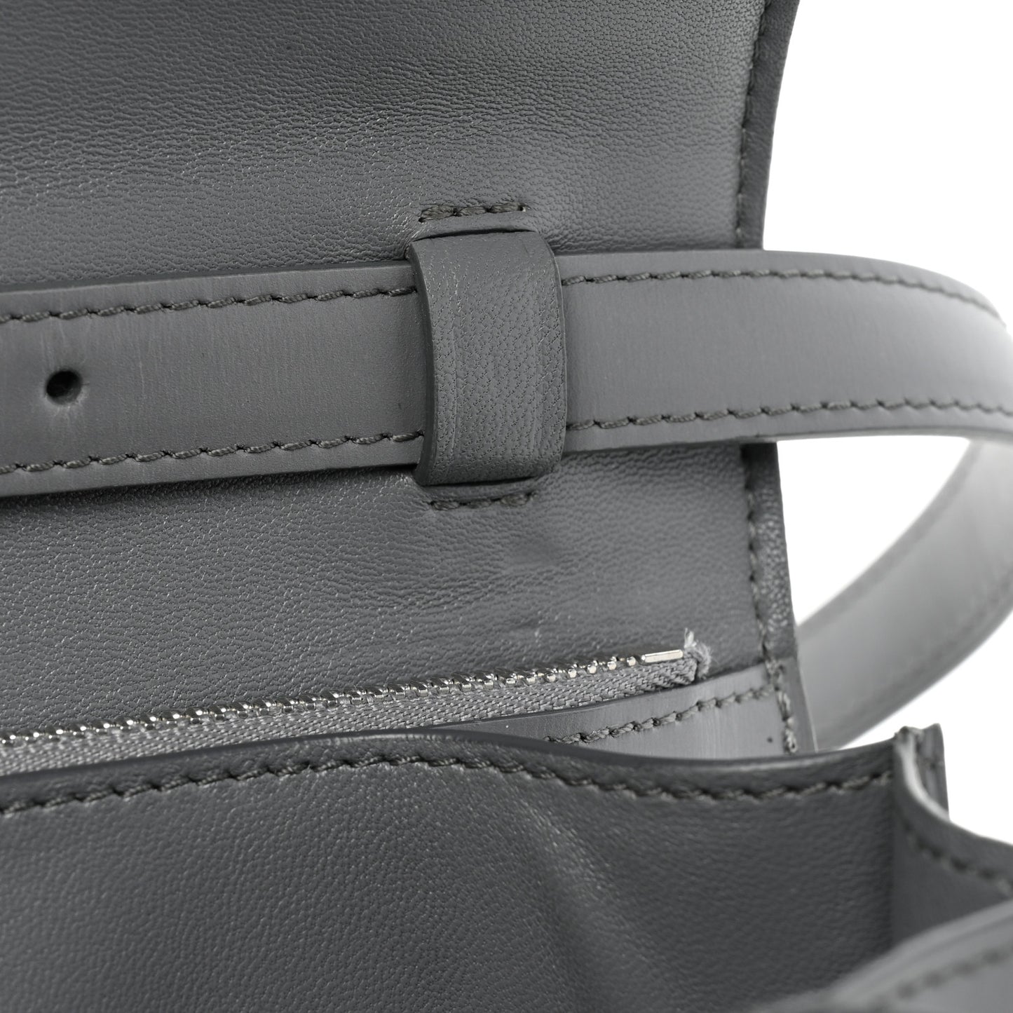 Box Calfskin Medium Classic Box Flap Bag Zinc