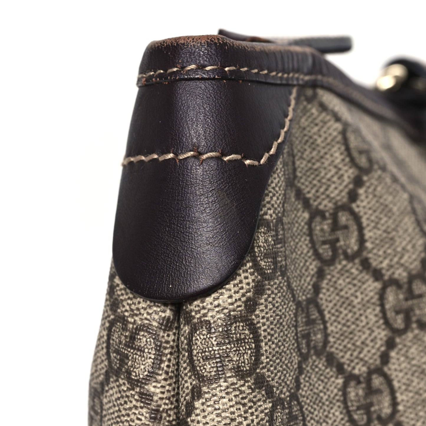 GG Plus Monogram Medium Joy Tote Dark Brown