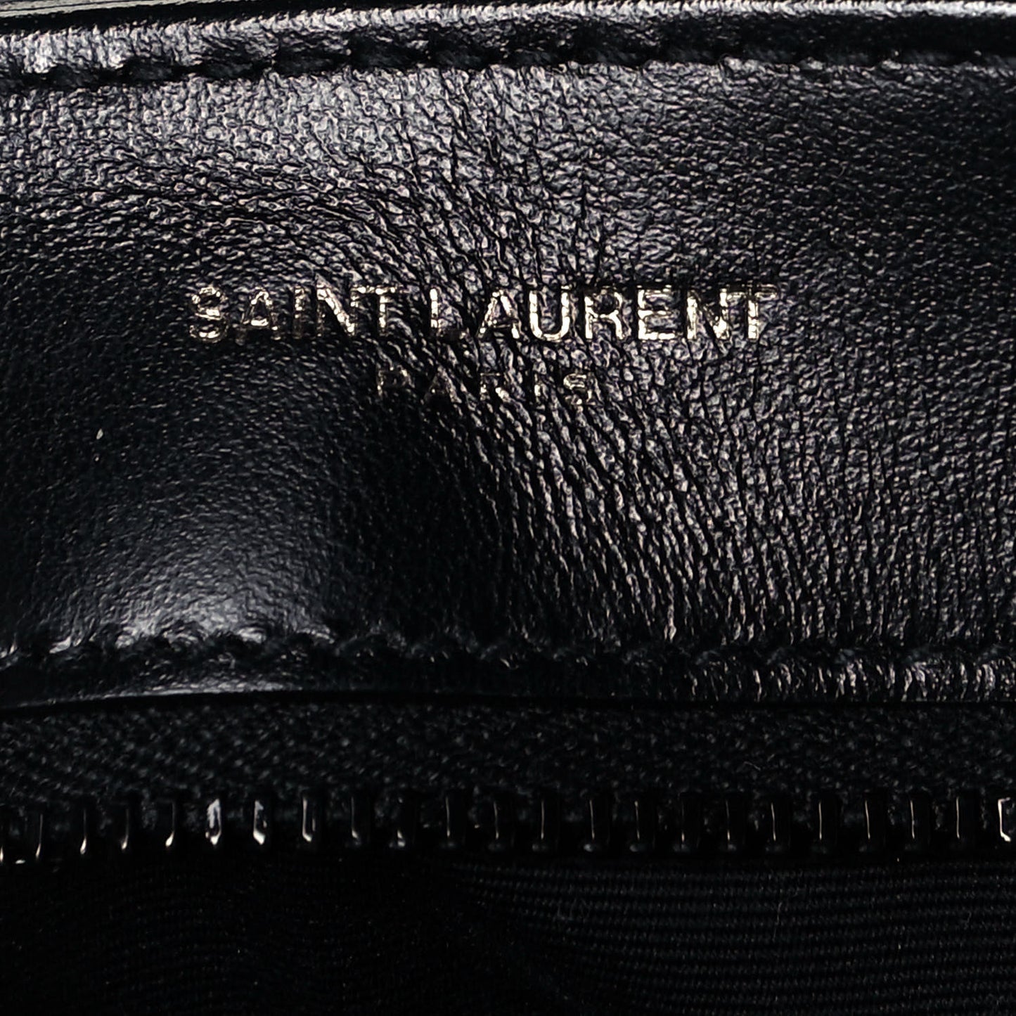 Calfskin Y Quilted Monogram Toy Loulou Crossbody Bag Black