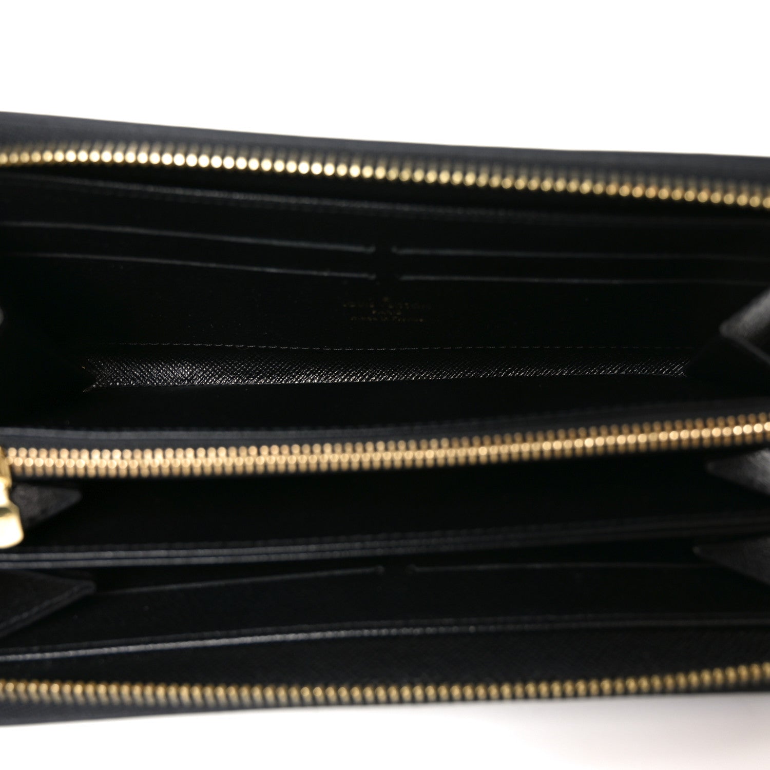 Louis Vuitton Calfskin Colored Monogram Zippy Wallet Blue Black 5 of 7