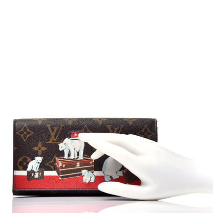 Louis Vuitton Monogram 2017 Christmas Animation Sarah Wallet 2 of 6