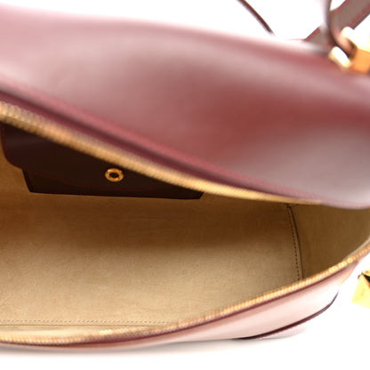 Loro Piana Smooth Calfskin Extra Bag L27 Burnt Tan Oxblood 5 of 9