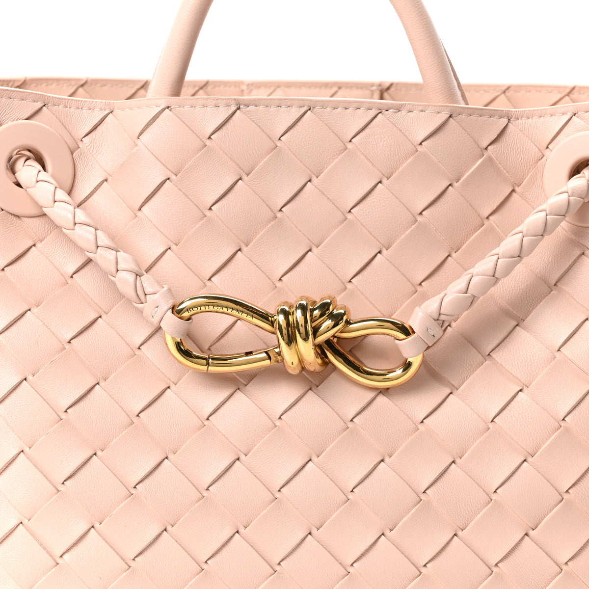 Bottega Veneta Nappa Intrecciato Small Andiamo Shoulder Bag Lotus 6 of 8