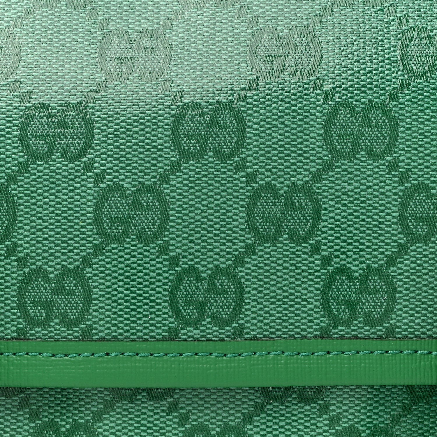 Gucci Monogram GG Childrens Messenger Bag Green 8 of 10