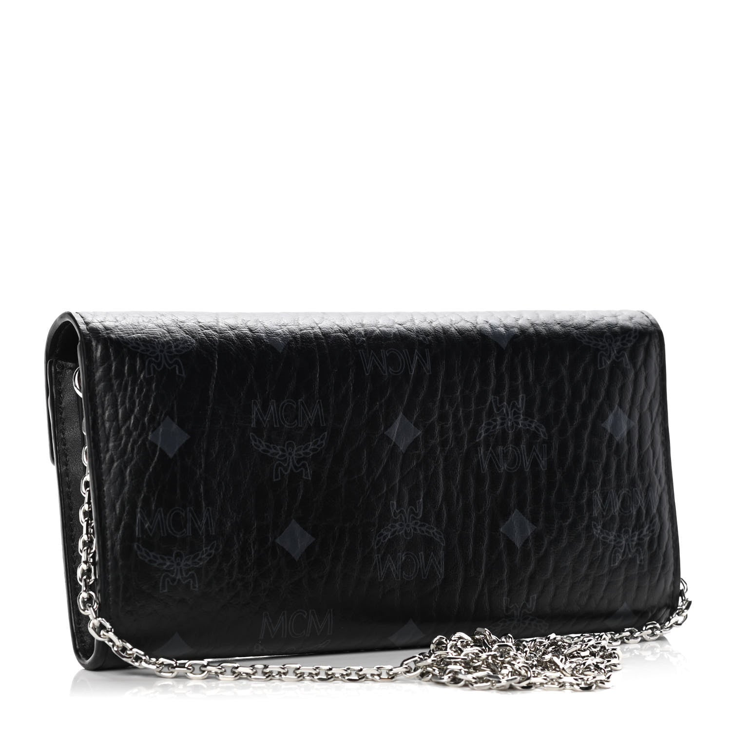 MCM Visetos Large Patricia Wallet On Chain Black 3 of 7