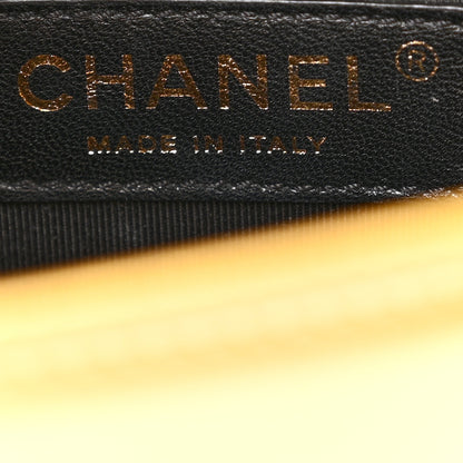 Chanel Metallic Patent Calfskin Quilted Medium Boy Flap Gold 6 of 15