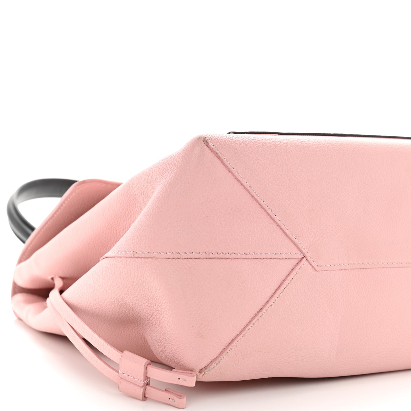 Calfskin Snakeskin Lockme MM Rose Ballerine