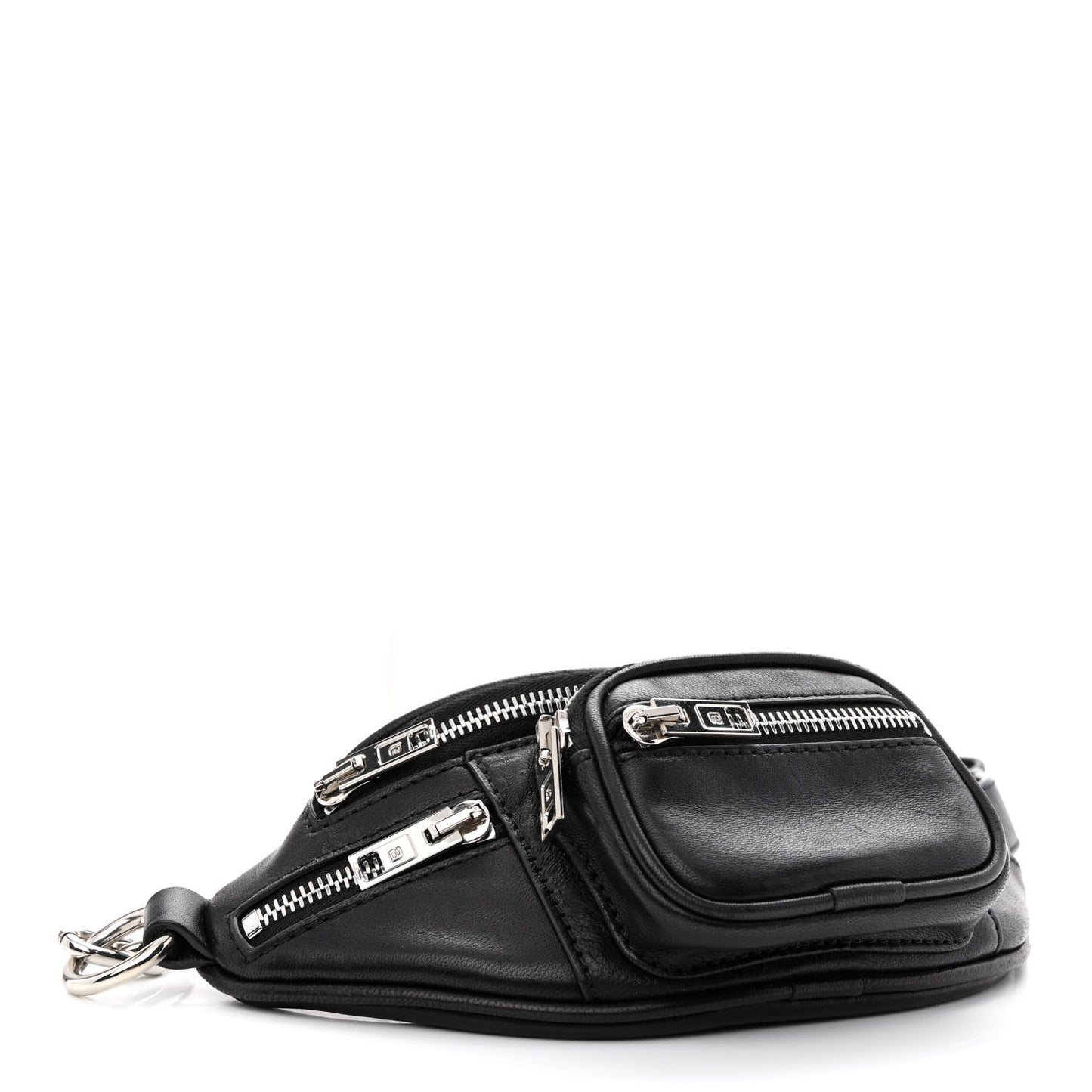 Lambskin Mini Attica Belt Bag Black