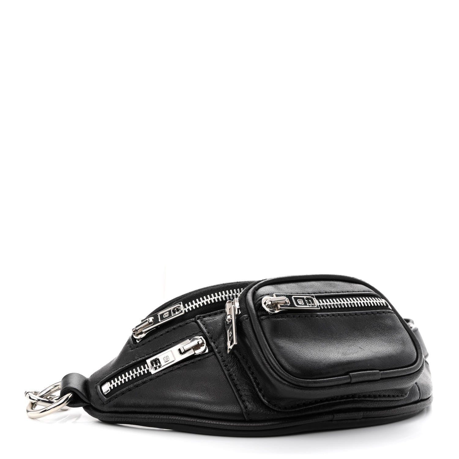 Alexander Wang Lambskin Mini Attica Belt Bag Black 4 of 12