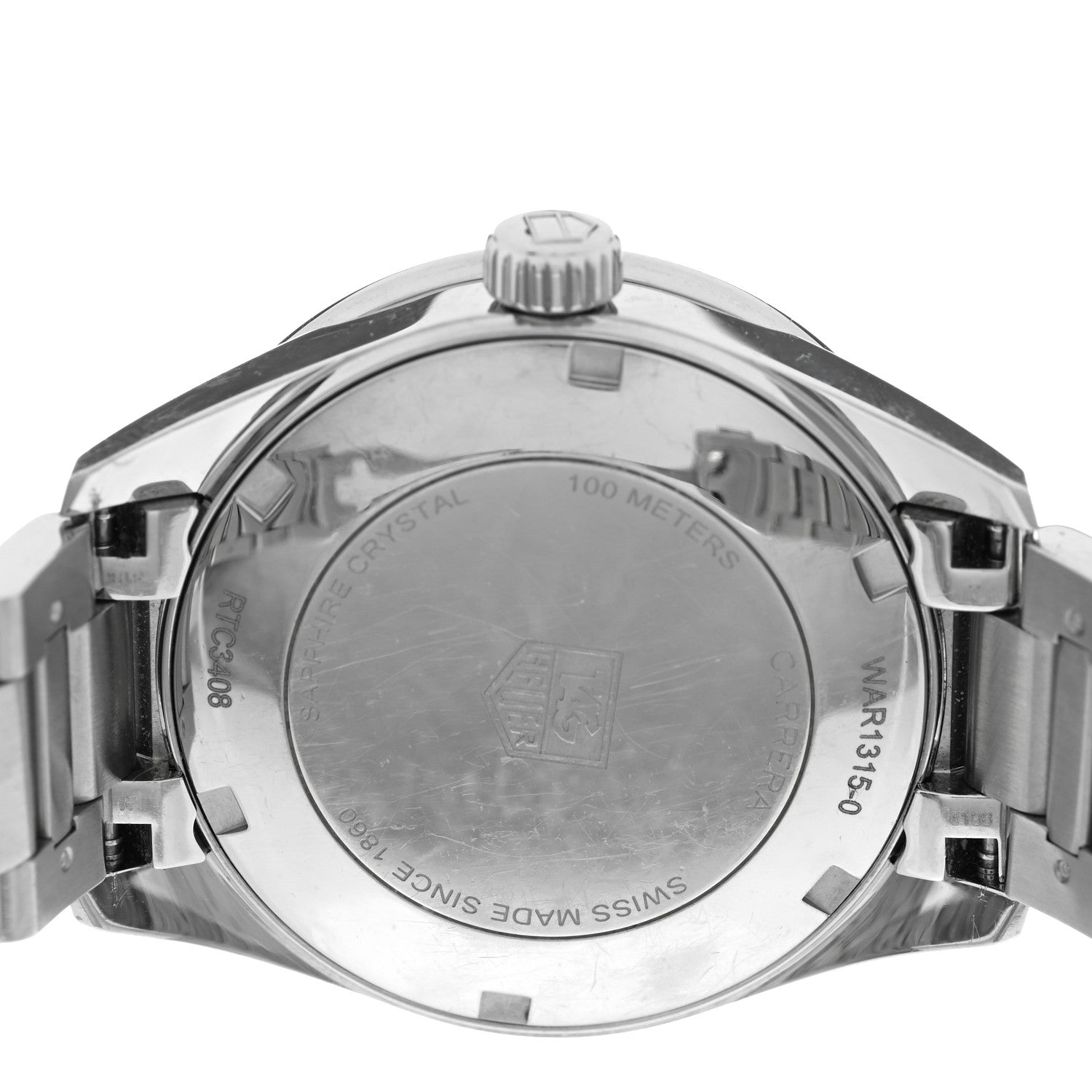 Tag Heuer Stainless Steel Diamond Bezel Mother of Pearl 32mm Carrera Lady Quartz Watch WAR1315-0 4 of 5