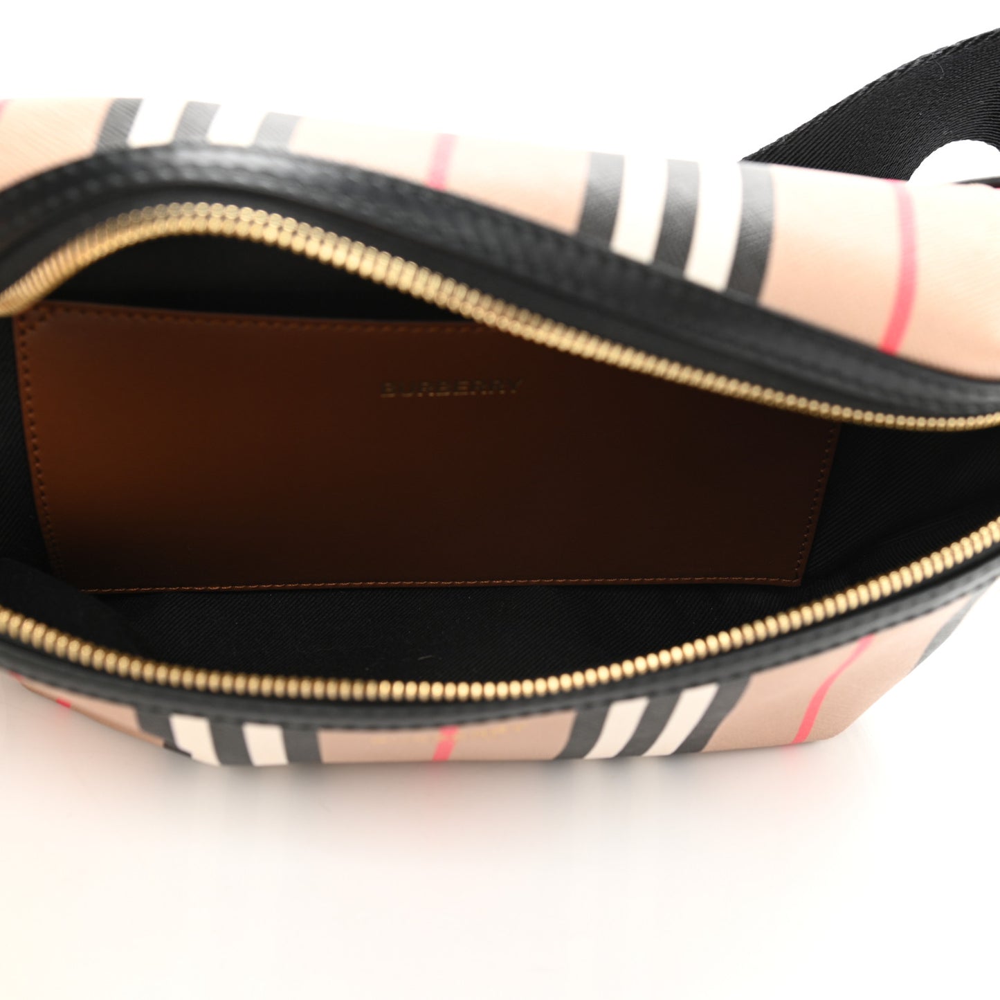 E-Canvas Icon Stripe Sonny Bum Bag Archive Beige