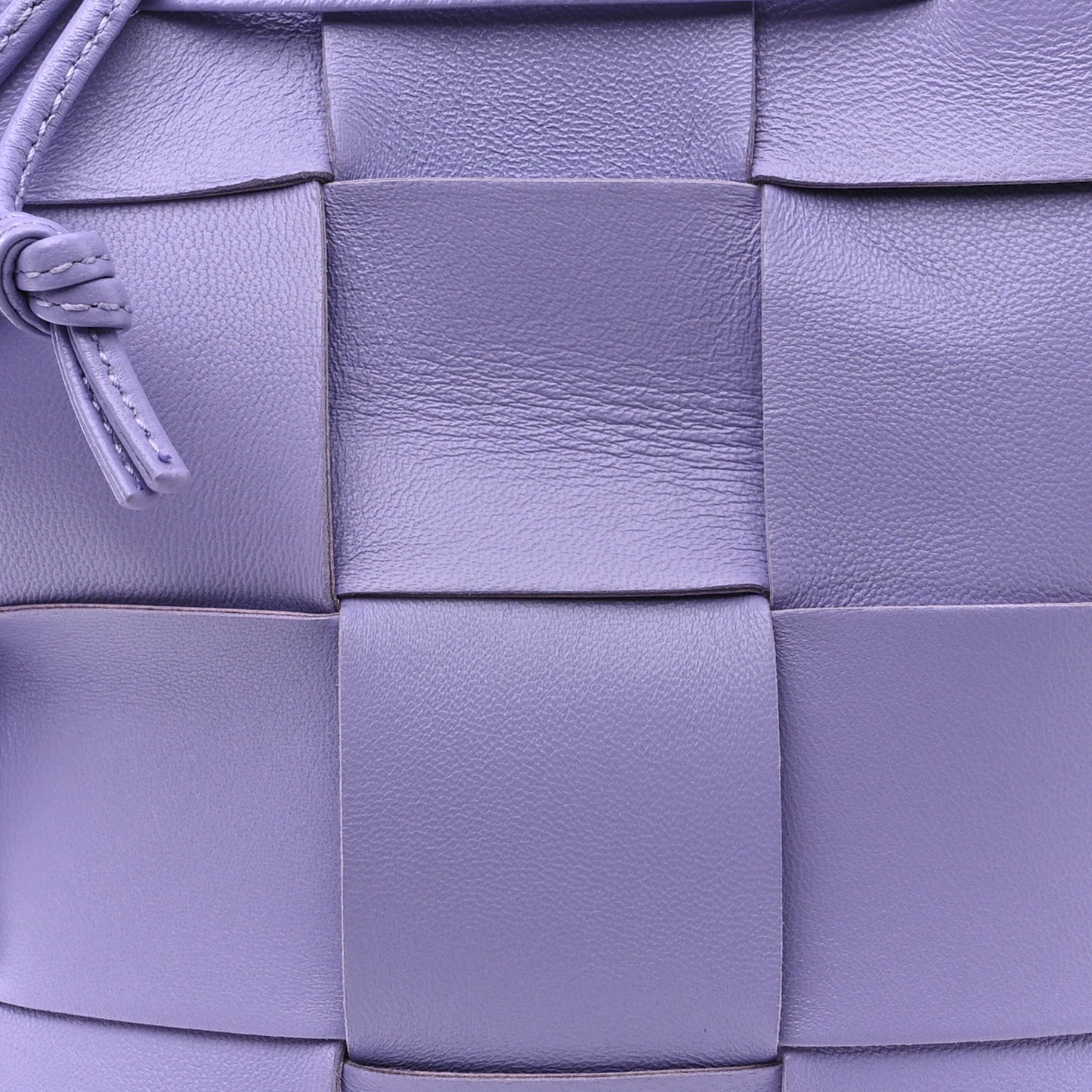 Nappa Maxi Intrecciato Small Cassette Bucket Bag Wisteria