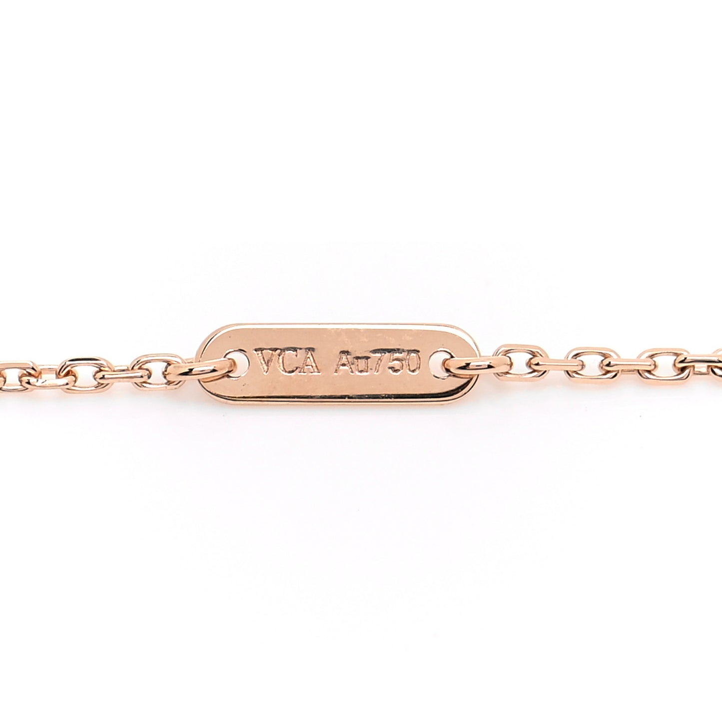 18K Rose Gold Sweet Alhambra Pendant Necklace
