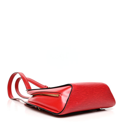 Louis Vuitton Epi Mabillon Backpack Castillan Red 4 of 13