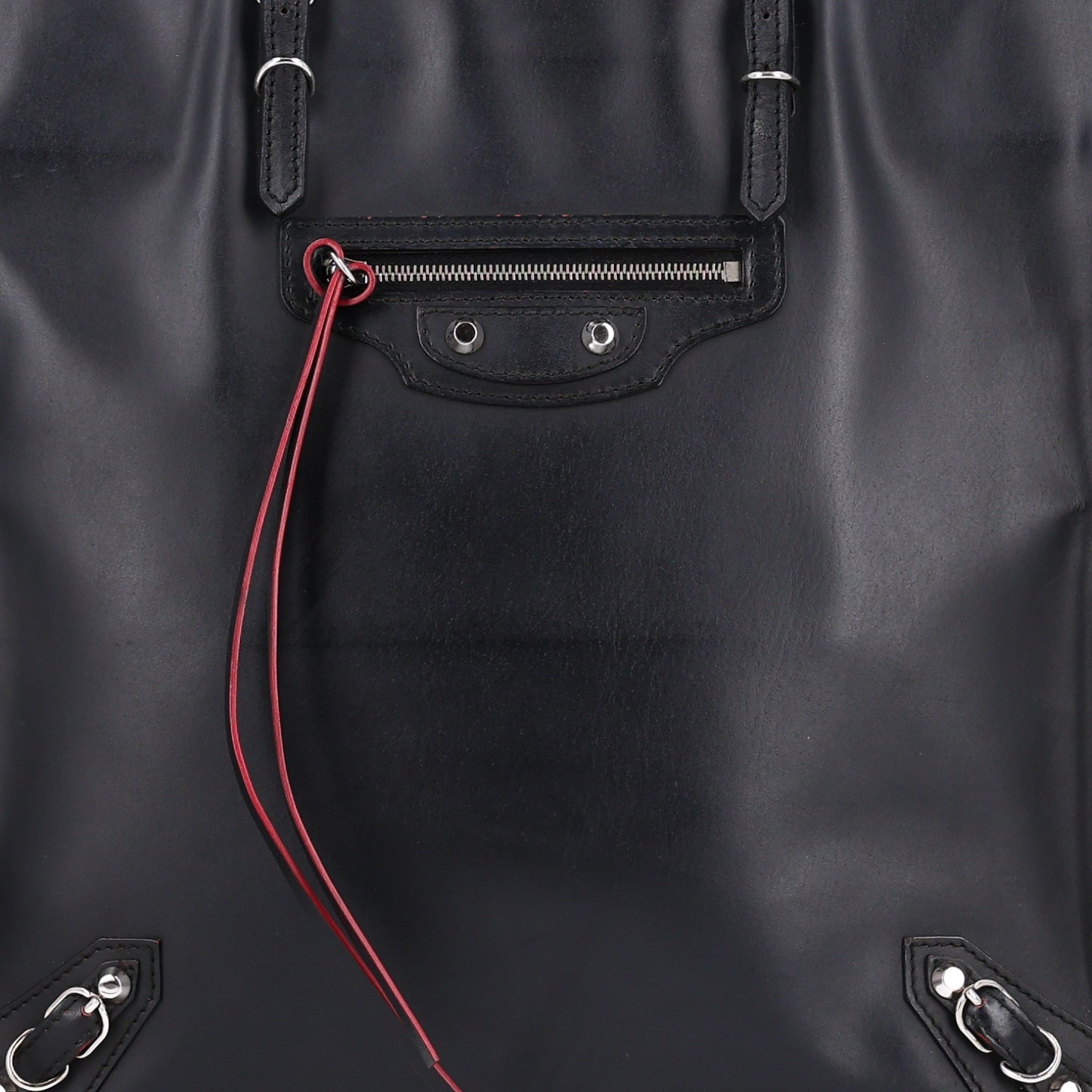 Veau Papier A5 Zip Around Tote Blue Rouge