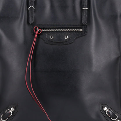 Balenciaga Veau Papier A5 Zip Around Tote Blue Rouge 8 of 10