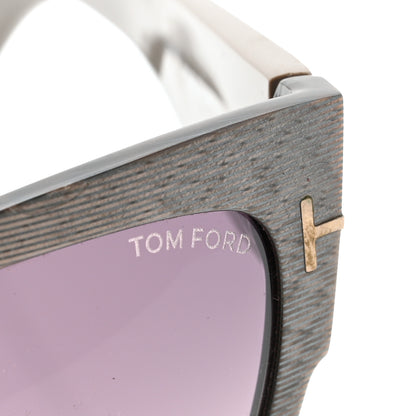 Tom Ford Acetate Anoushka Cat Eye Sunglasses TF371 Grey 7 of 8