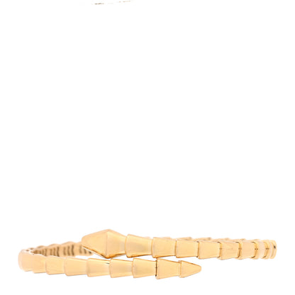 Bulgari 18K Yellow Gold Serpenti Viper Bracelet M 1 of 9